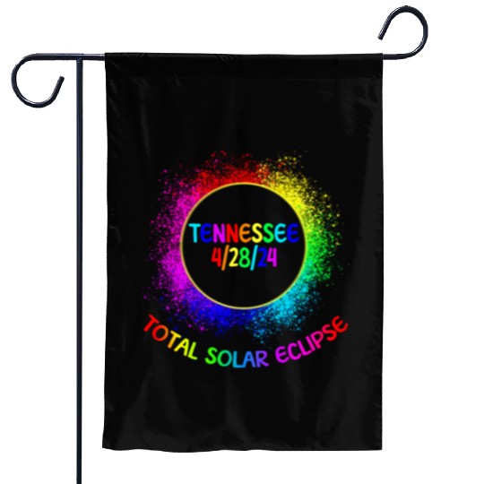 Total Solar Eclipse Tennessee 4/28/24 Kids Eclipse Garden Flags