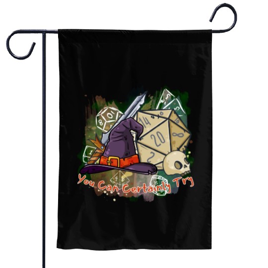 You Can Certainly Try - GameMaster Garden Flags