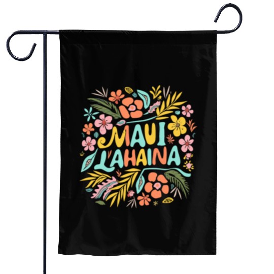 Maui Strong Lahaina Flower floral Garden Flags