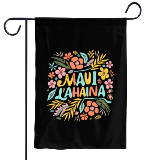 Maui Strong Lahaina Flower floral Garden Flags
