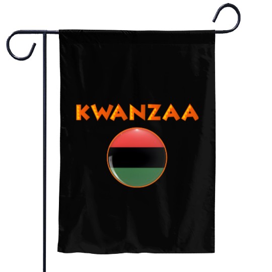 Kwanzaa's Cultural Tapestry, Songs, Dances, Drums. Garden Flags
