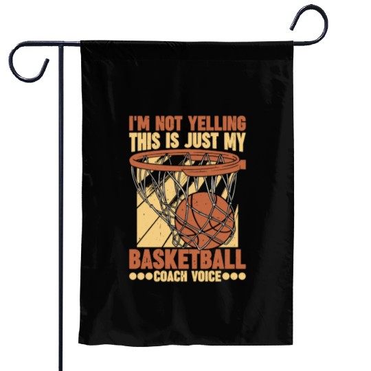 This Is Just My Basketball Coach Voice 1 Garden Flags