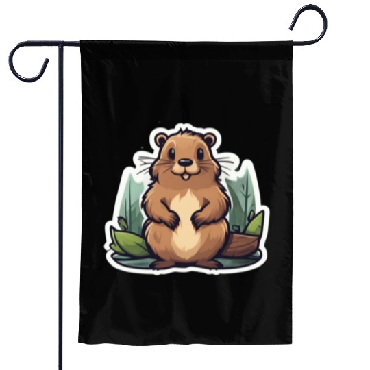 Eager Beavers Garden Flags