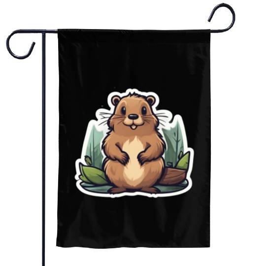 Eager Beavers Garden Flags