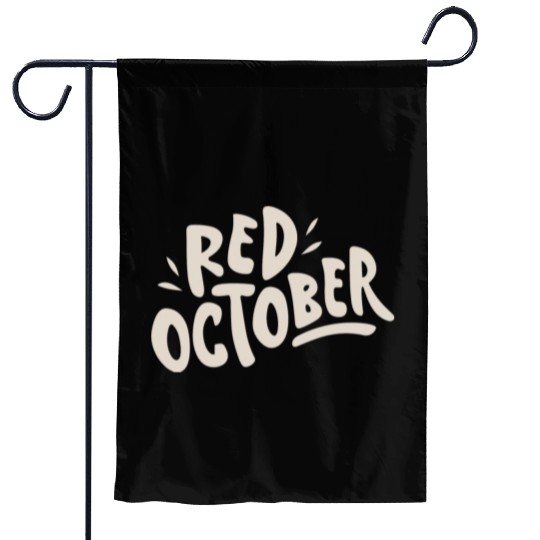red october phillies Garden Flags