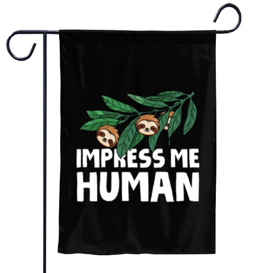 Sloth Cool Garden Flags