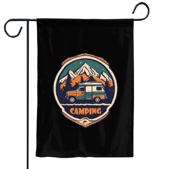 Camping / Forest / Wildness / Camper / Adventure Garden Flags