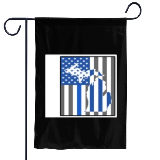 Police Garden Flags, Michigan State Police Garden Flags, Detroit