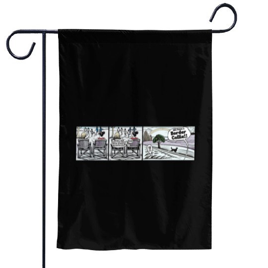 LoveDog Lane Comics Garden Flags