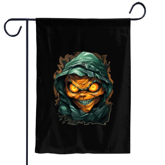 Halloween Spooky Cartoon Mummy Garden Flags