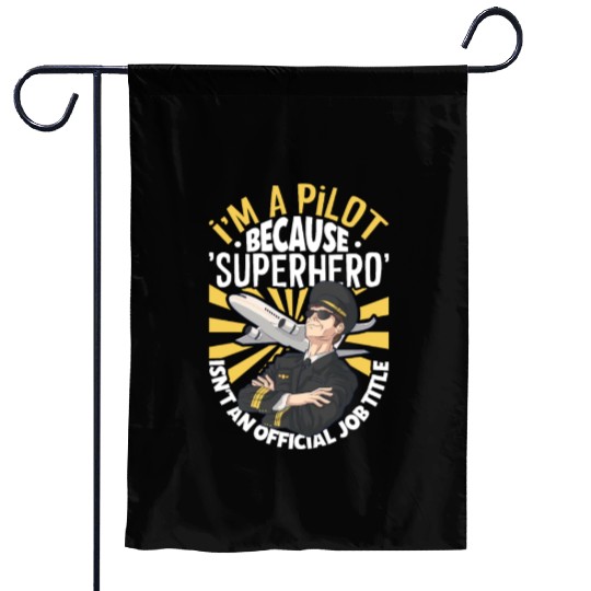 Pilot Aviation Airplane Airline Future Pilots Garden Flags