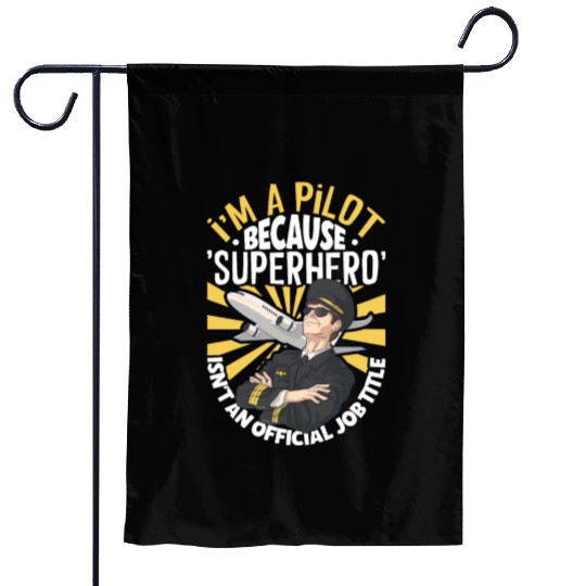 Pilot Aviation Airplane Airline Future Pilots Garden Flags