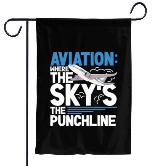 Pilot Aviation Airplane Airline Future Pilots Garden Flags