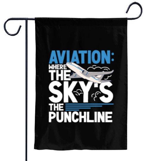 Pilot Aviation Airplane Airline Future Pilots Garden Flags