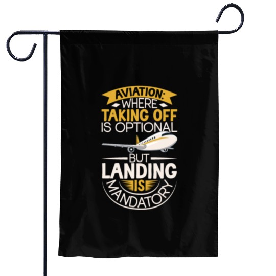 Pilot Aviation Airplane Airline Future Pilots Garden Flags