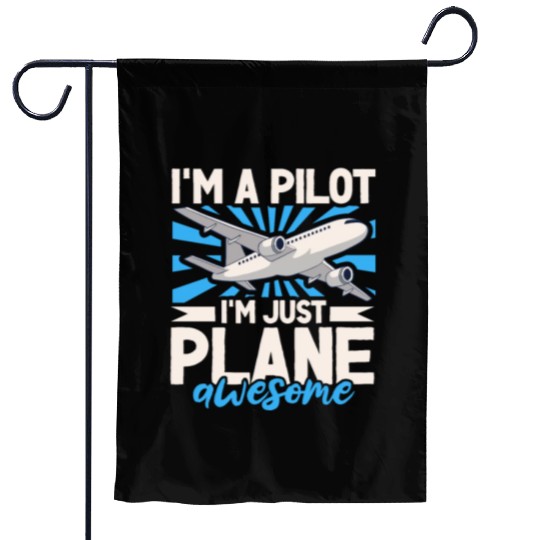 Pilot Aviation Airplane Airline Future Pilots Garden Flags