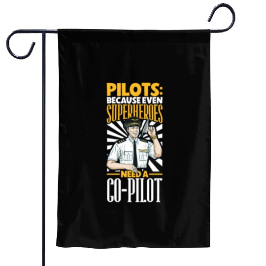 Pilot Aviation Airplane Airline Future Pilots Garden Flags