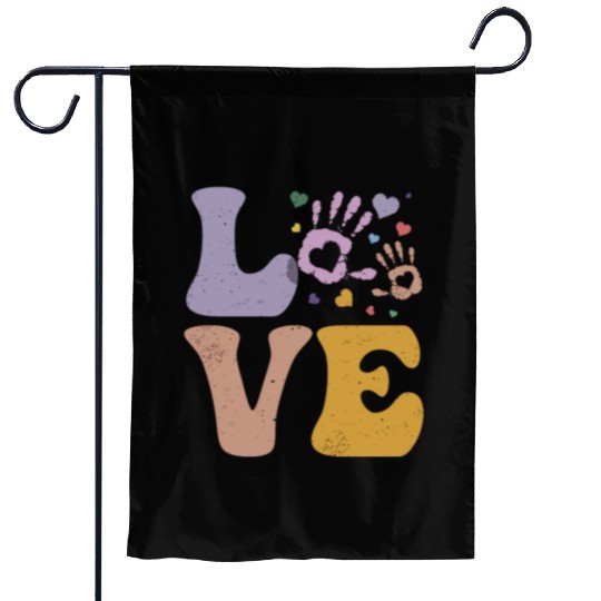 Daycare Teacher Daycare Provider Childcare LOVE Garden Flags