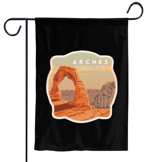 Arches National Park Stickers Garden Flags