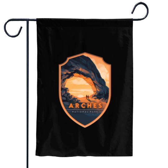 Arches National Park Stickers Garden Flags