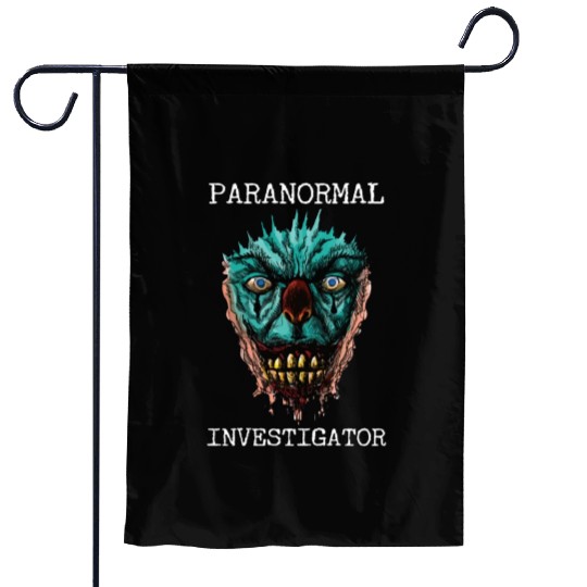 Ghost Hunting Paranormal Investigator Garden Flags