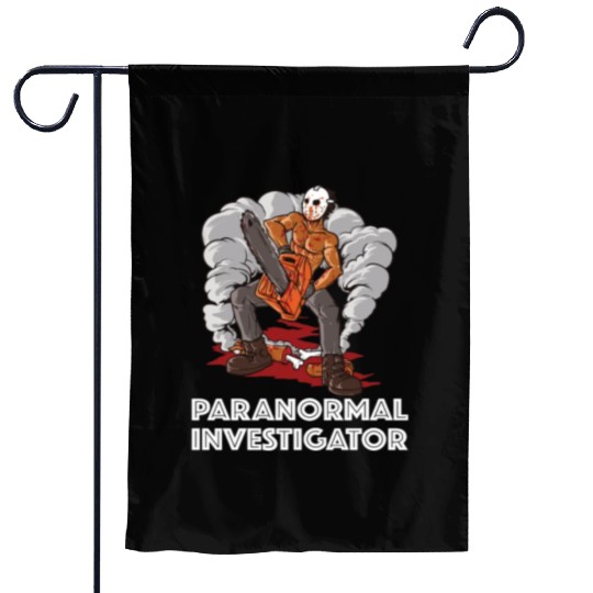 Ghost Hunting Paranormal Investigator Garden Flags