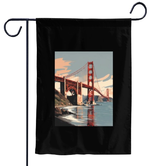Golden Gate Bridge California Garden Flags, Golden Gate