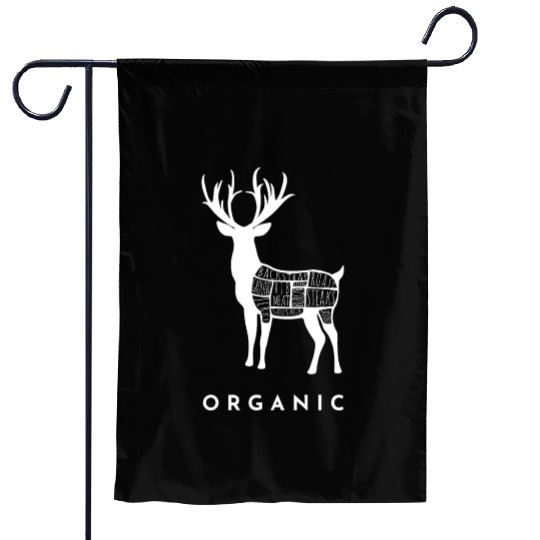 Deer Hunting Cuts of Meat Garden Flags