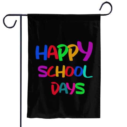 Happy School Day Back To School Garden Flags