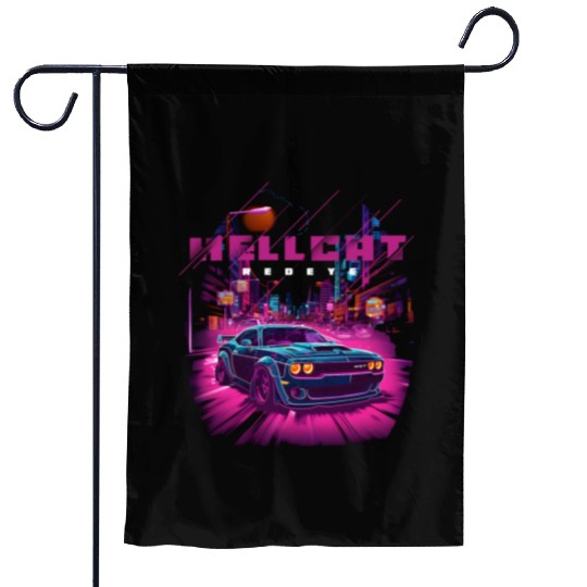 Hellcat SRT Garden Flags