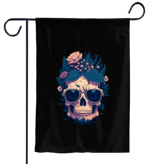 Floral Skull | C03 Garden Flags
