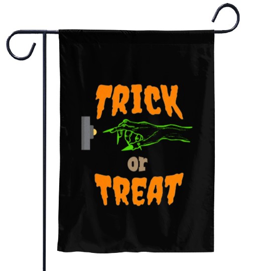 Trick or Treat Doorbell Garden Flags