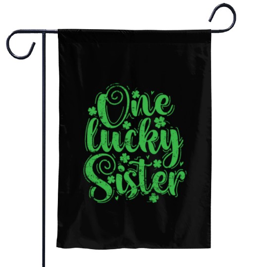 One Lucky Sister St. Patrick's Day Garden Flags
