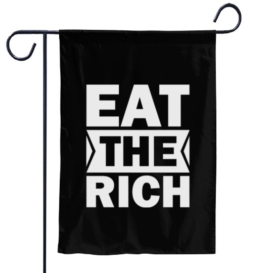 UAW President Eat The Rich Garden Flags