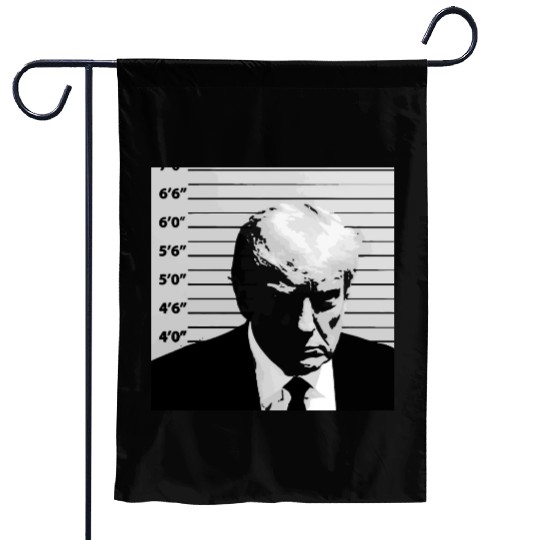 Official Trump Mugshot, Real Trump Mugshot Garden Flags