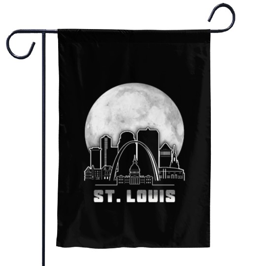 St. Louis Missouri Full Moon Garden Flags