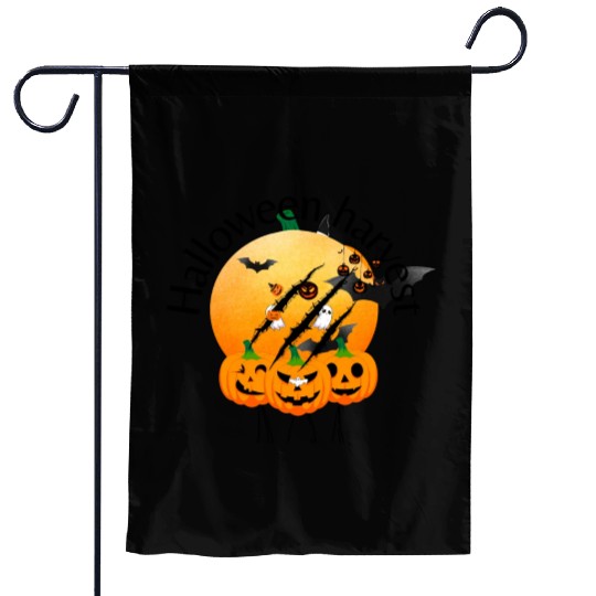 Halloween Harvest Be Courageous Garden Flags