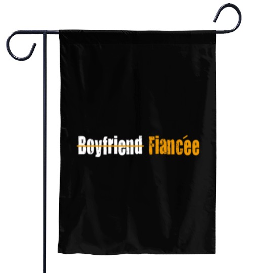 Couple Engagement Engaged Men Funny Fiancee Garden Flags