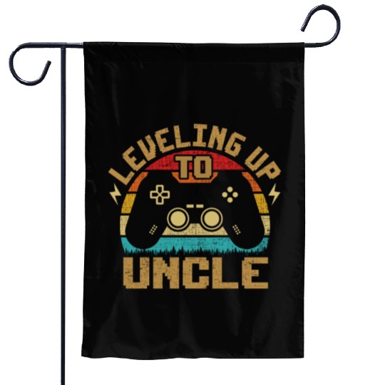 Leveled Up To Uncle Gamer Gaming Future Uncle Garden Flags