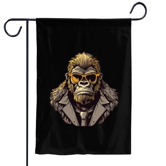 Mafia gorilla Garden Flags