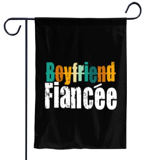 Couple Engagement Engaged Men Funny Fiancee Garden Flags