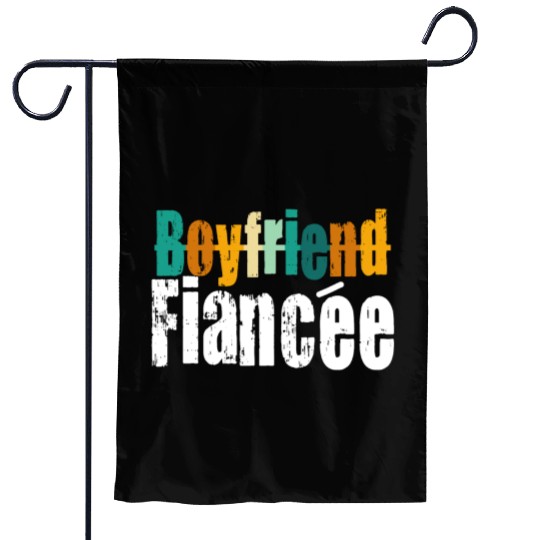Couple Engagement Engaged Men Funny Fiancee Garden Flags