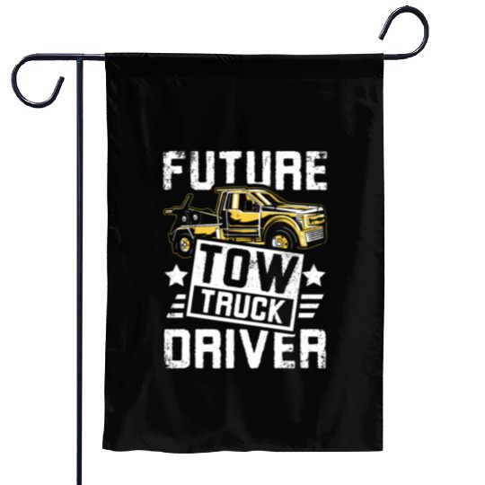 Future Tow truck driver Garden Flags