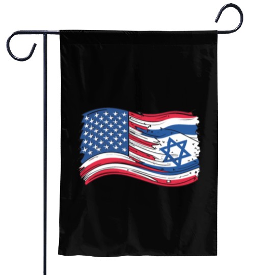 USA Israel flag! We stand with Israel! Garden Flags
