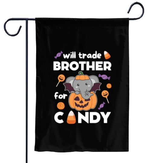 Elephant Halloween Trade Brother For Candy Garden Flags