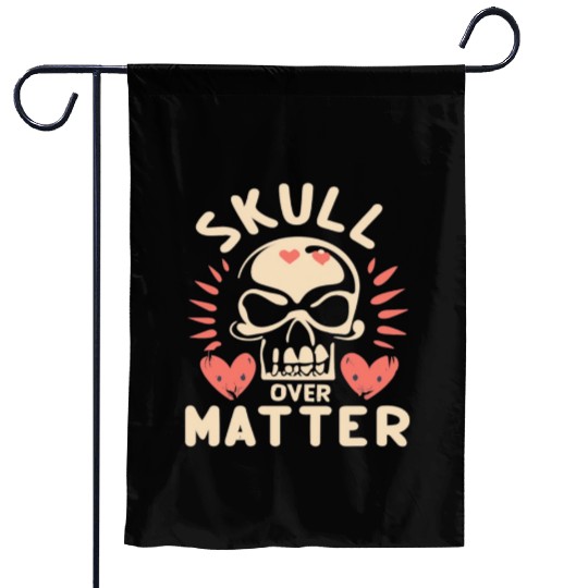 Totenkopf Skull Skulls Totenschädel Spruch Garden Flags