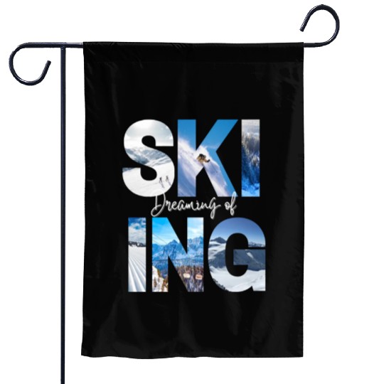 Deaming of Skiing Garden Flags