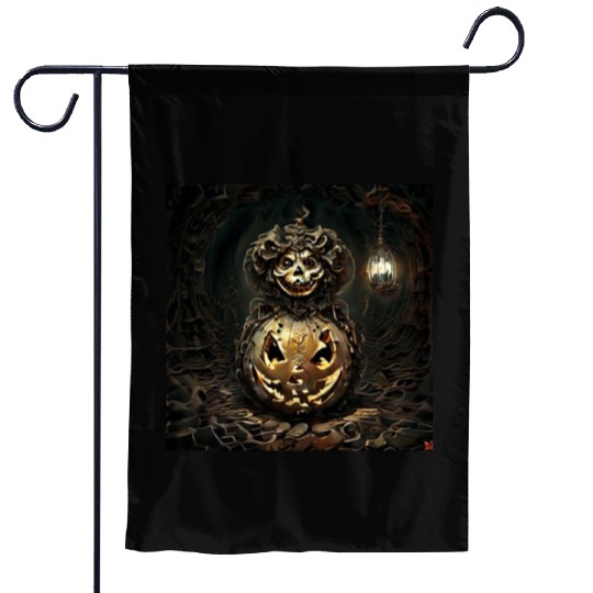 halloween pumpkin Garden Flags