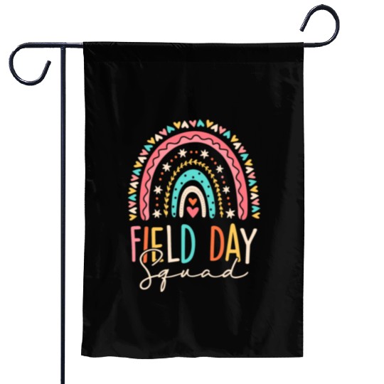 Field Day Squad Teacher Student Last Day Of School Garden Flags