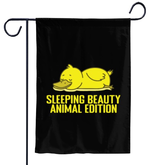 Sleeping Beauty, Animal Edition Pajamas Garden Flags